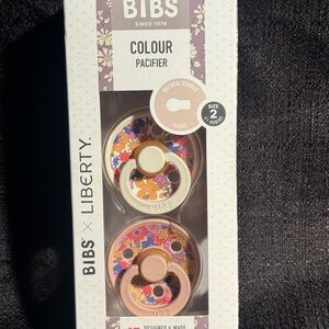 BIBS Limited Edition Liberty Floral Natural Rubber Pacifier Set